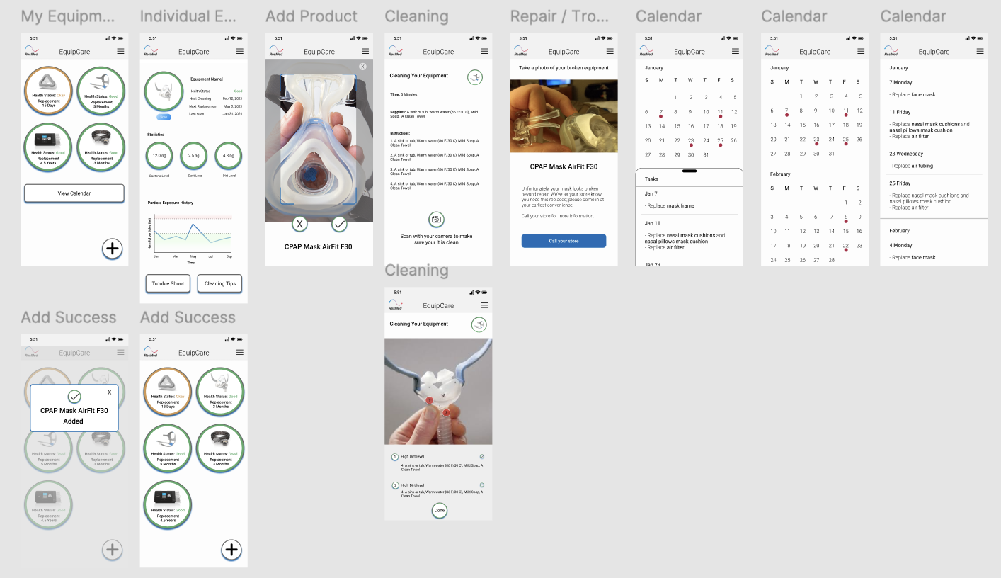 low-fi, mid-fi, and information architecture design